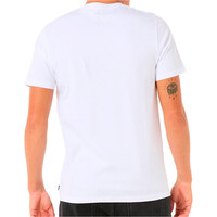 Rip Curl camiseta manga corta hombre WETTIE ICON TEE vista trasera