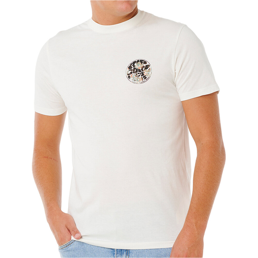 Rip Curl camiseta manga corta hombre WETTIE PASSAGE ICON TEE vista frontal