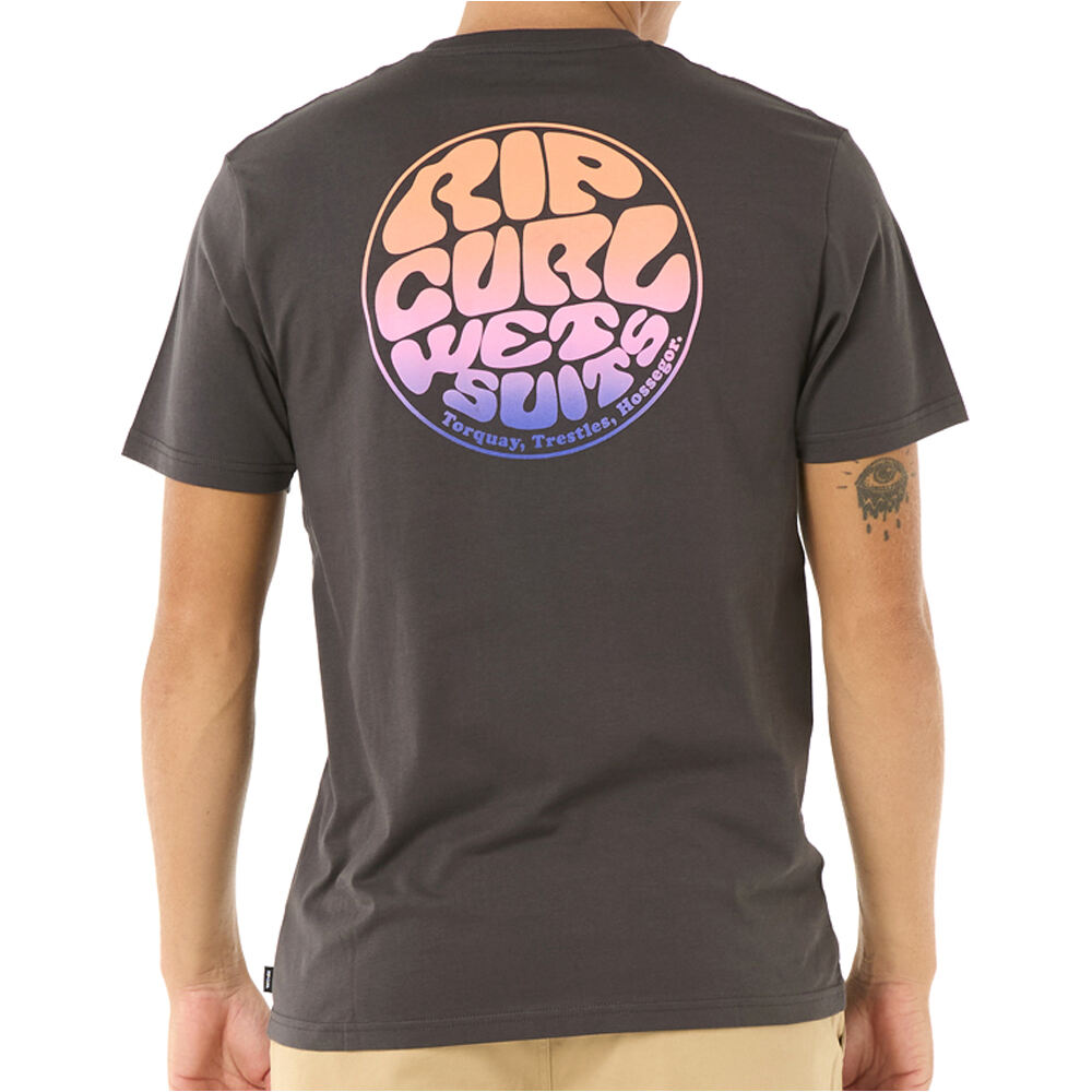 Rip Curl camiseta manga corta hombre WETTIE PASSAGE ICON TEE vista trasera
