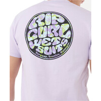 Rip Curl camiseta manga corta hombre WETTIE PASSAGE ICON TEE vista trasera