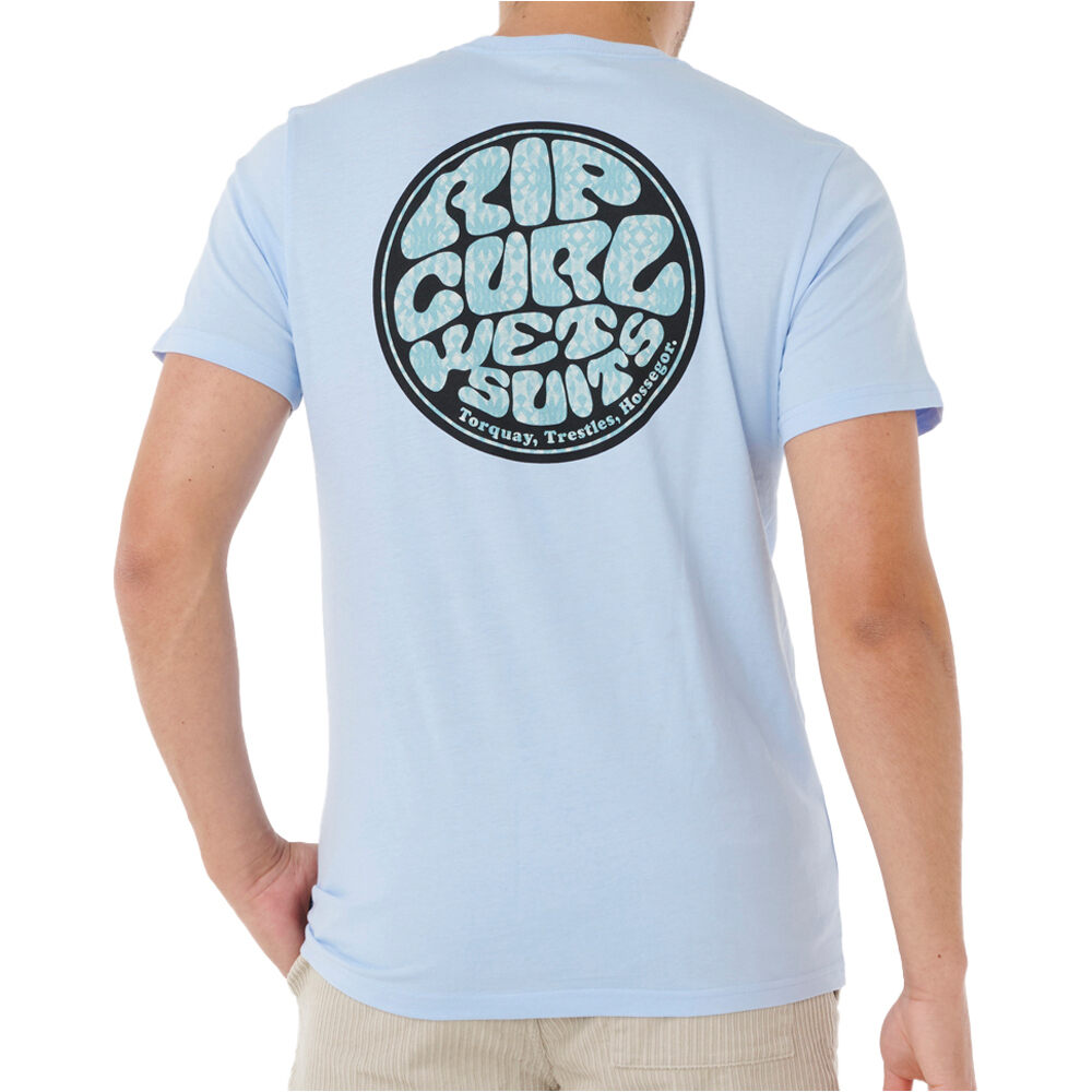 Rip Curl camiseta manga corta hombre WETTIE PASSAGE ICON TEE vista trasera