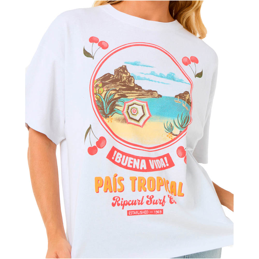 Rip Curl camiseta manga corta mujer COVE HERITAGE TEE vista detalle