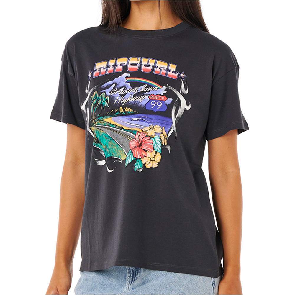 Rip Curl camiseta manga corta mujer PACIFIC RIDER RELAXED TEE vista detalle