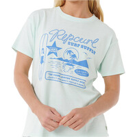 Rip Curl camiseta manga corta mujer SURF SUPPLY RELAXED TEE vista trasera