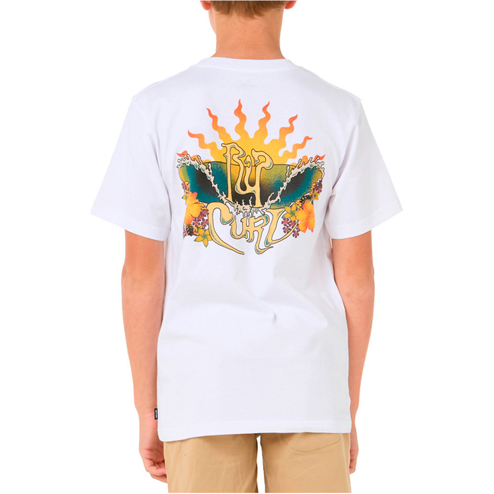 Rip Curl camiseta manga corta niño DAZED TEE - BOY vista trasera