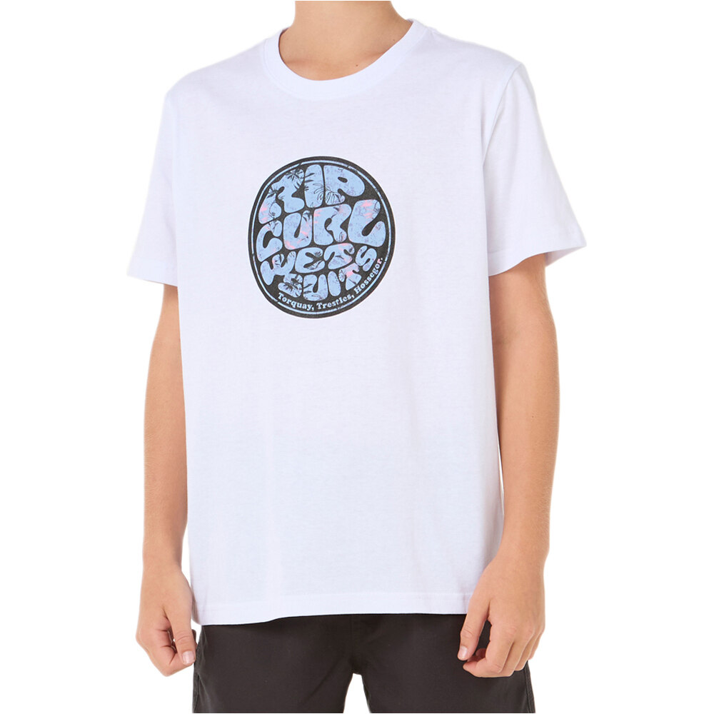 Rip Curl camiseta manga corta niño FILGREESS TEE -BOY vista frontal