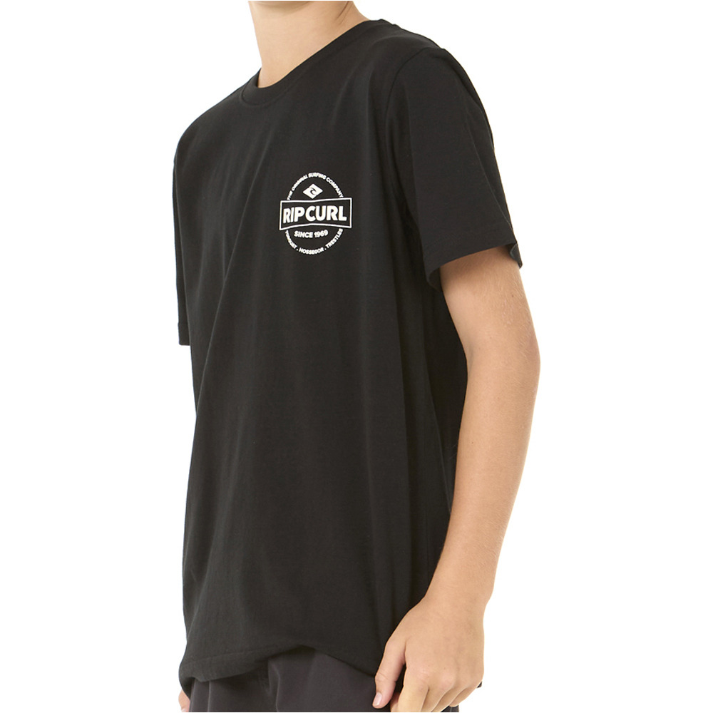 Rip Curl camiseta manga corta niño M_STAPLE TEE -BOY vista detalle