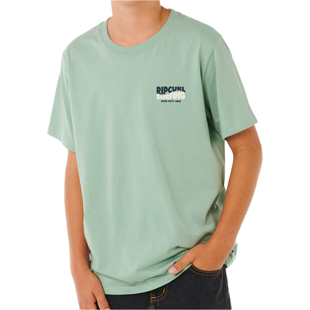 Rip Curl camiseta manga corta niño M_STREAMLINE LINEUP TEE-BOY vista frontal