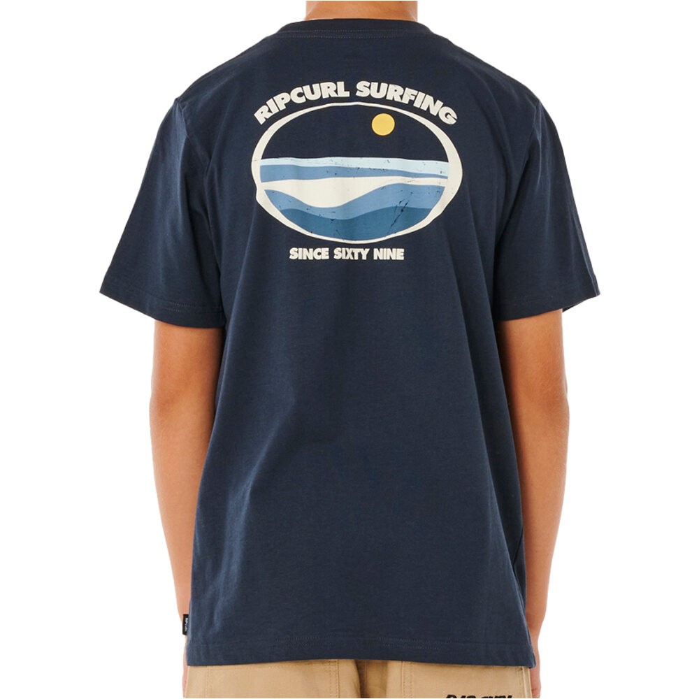Rip Curl camiseta manga corta niño M_STREAMLINE LINEUP TEE-BOY vista trasera