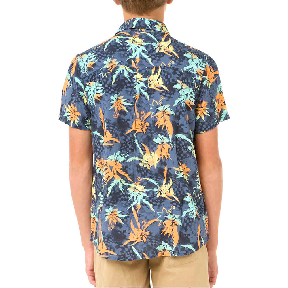 Rip Curl camiseta manga corta niño RAW ENERGY SHIRT - BOY vista trasera