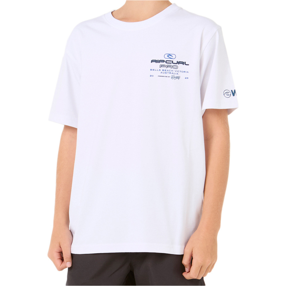 Rip Curl camiseta manga corta niño RIP CURL PRO 25 EVENT TEE-KID vista frontal