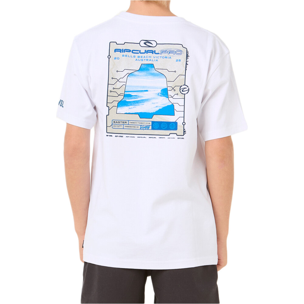 Rip Curl camiseta manga corta niño RIP CURL PRO 25 EVENT TEE-KID vista trasera
