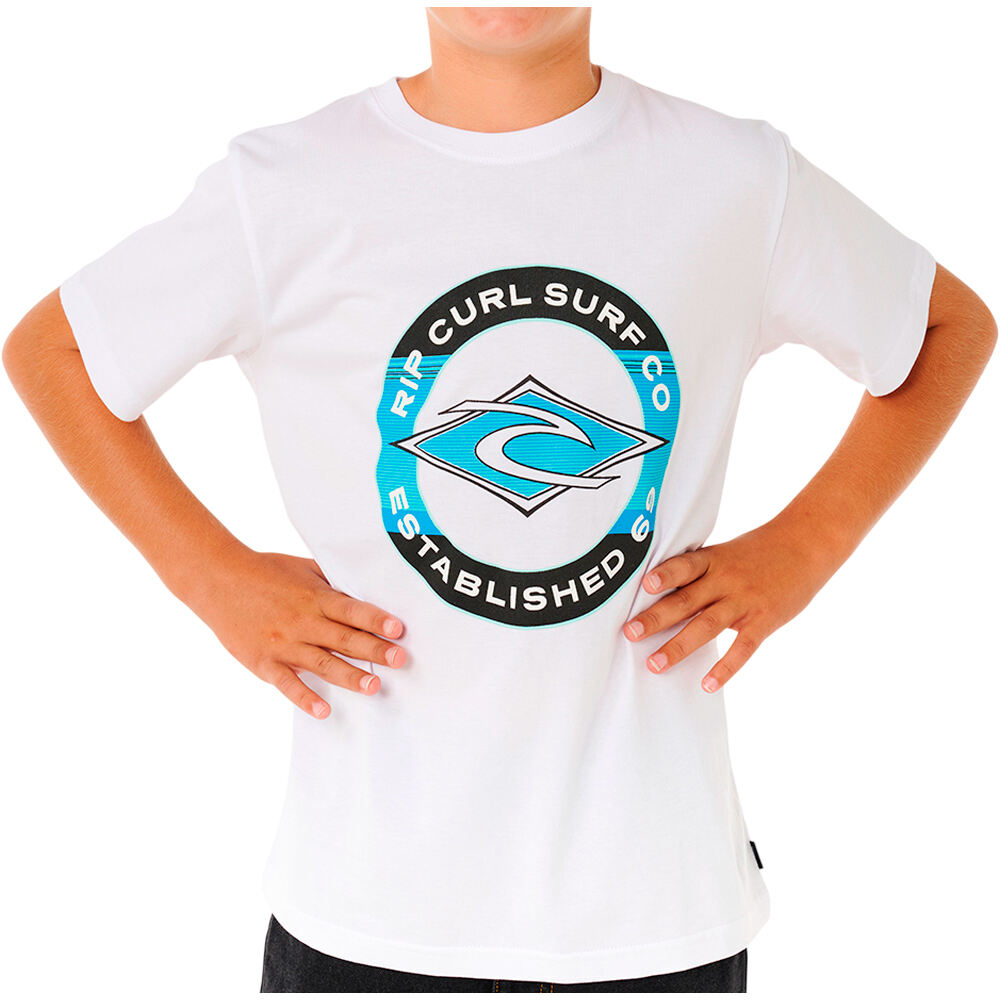 Rip Curl camiseta manga corta niño STAPLE FILLER TEE-BOY vista trasera
