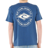 Rip Curl camiseta manga corta niño STAPLER TEE - BOY vista trasera