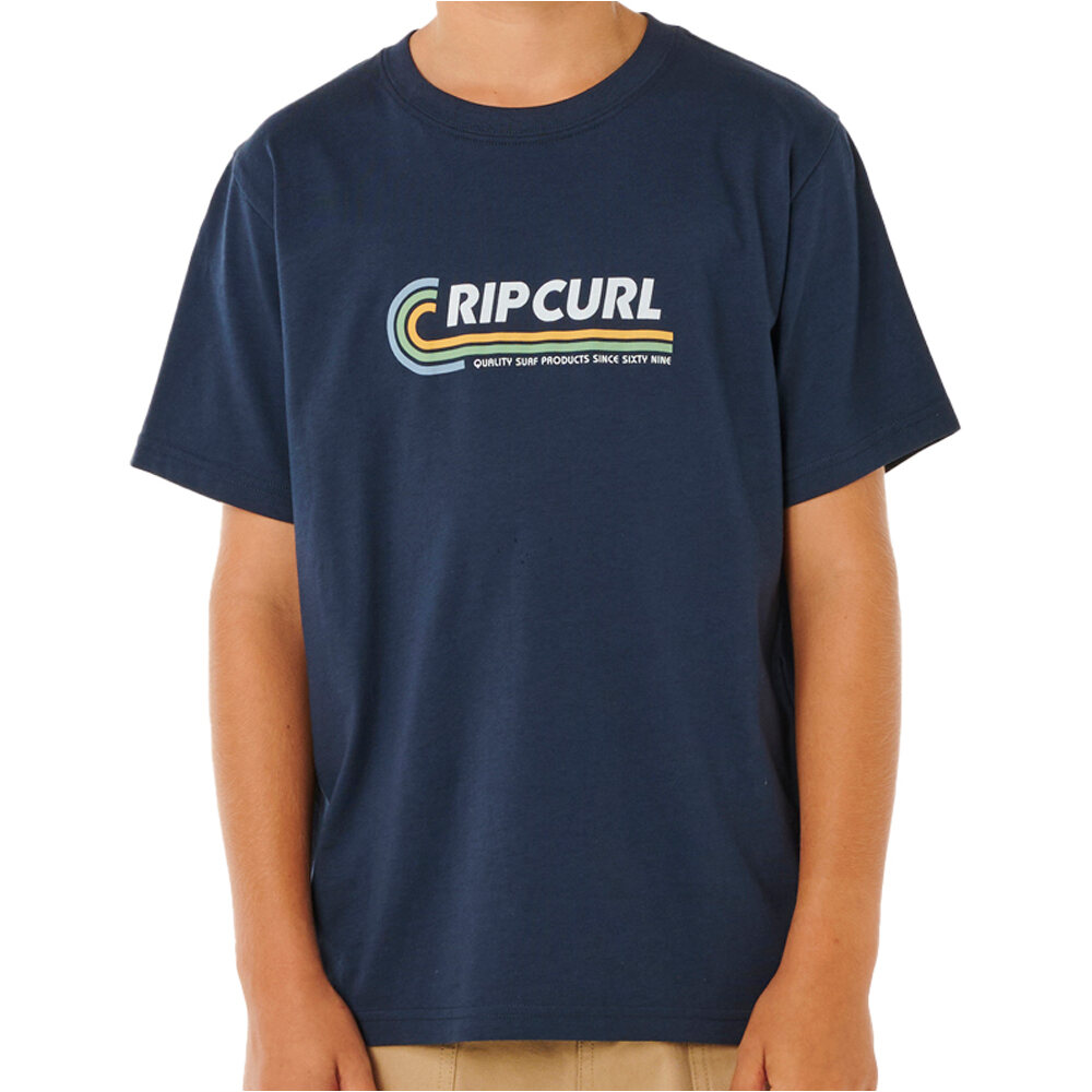 Rip Curl camiseta manga corta niño STREAMLINE LIKE MUMMA TEE-BOY vista frontal