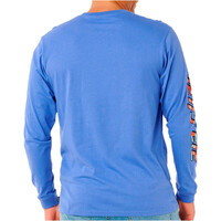 Rip Curl camiseta manga larga hombre FADE OUT ICON L/S TEE vista trasera