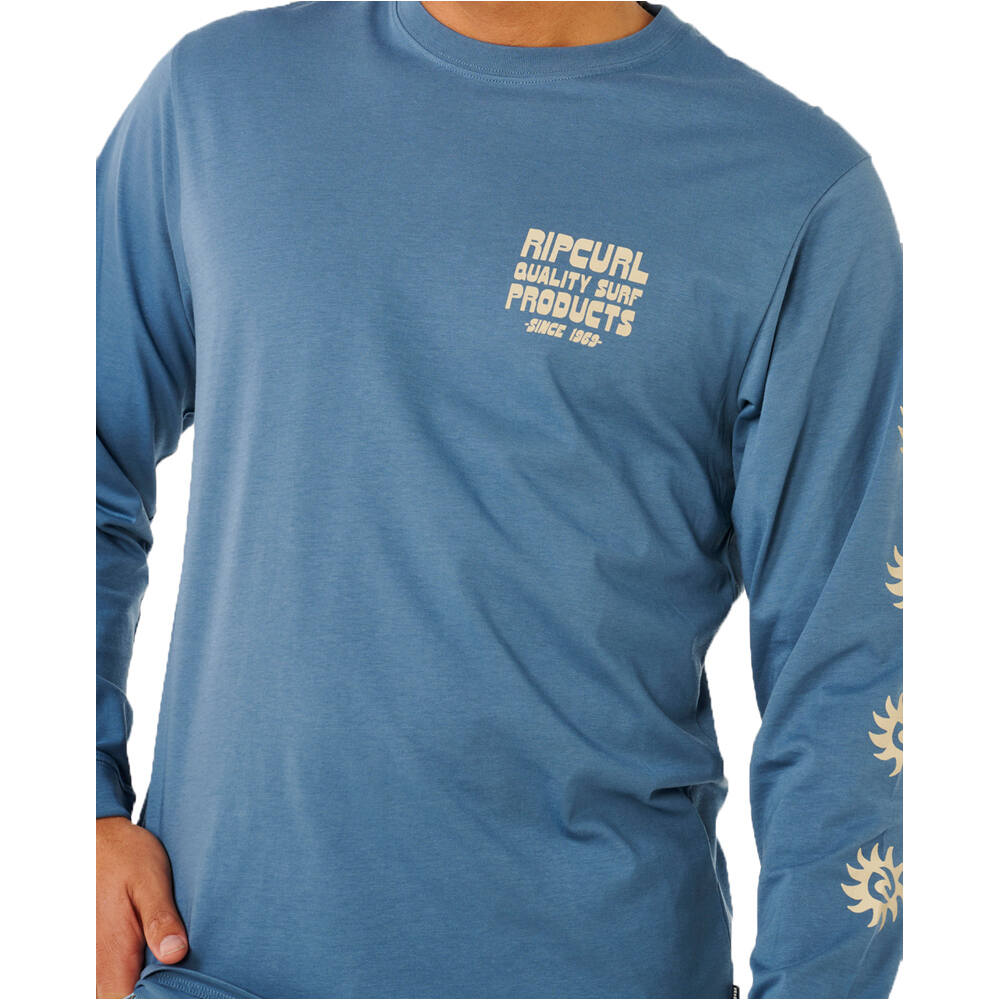 Rip Curl camiseta manga larga hombre PACIFIC RINSE L/S TEE vista detalle