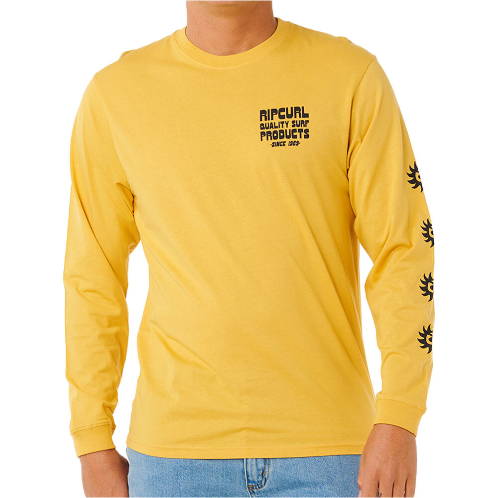 Rip Curl camiseta manga larga hombre PACIFIC RINSE L/S TEE vista frontal