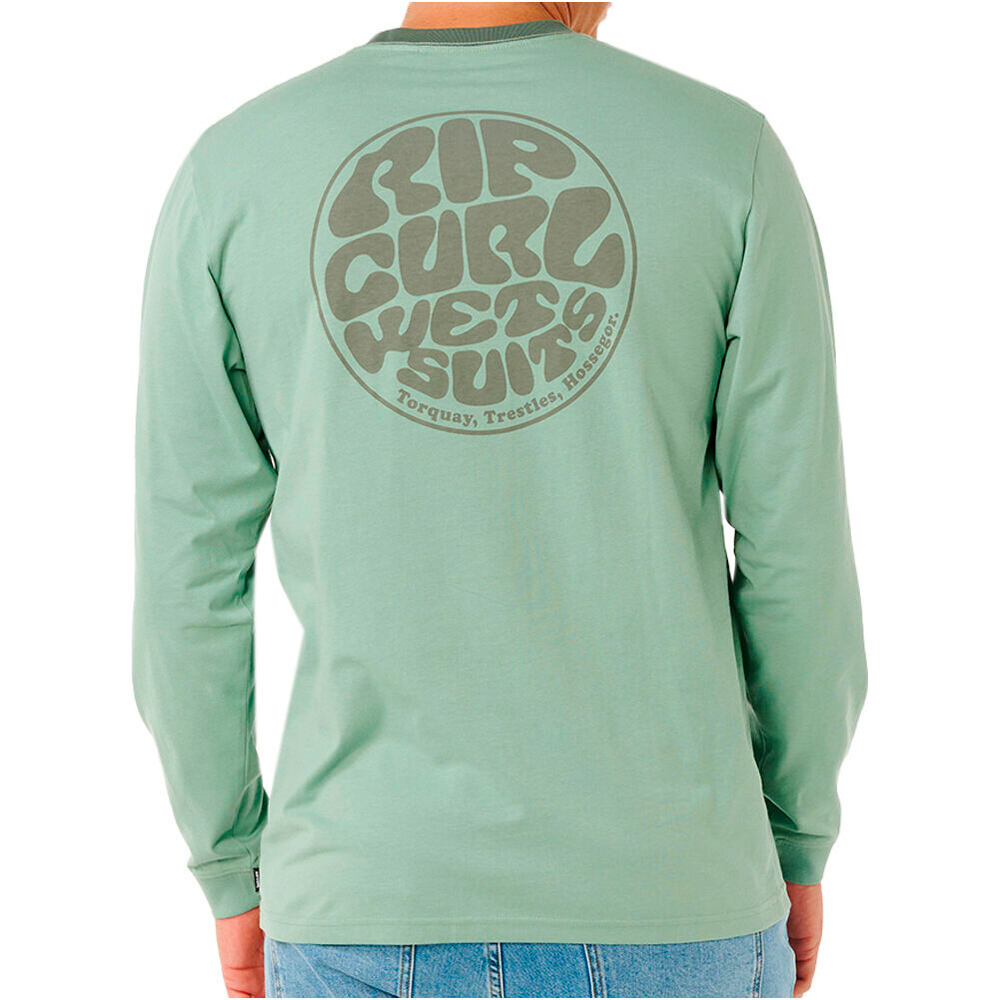 Rip Curl camiseta manga larga hombre WETSUIT ICON L/S vista trasera