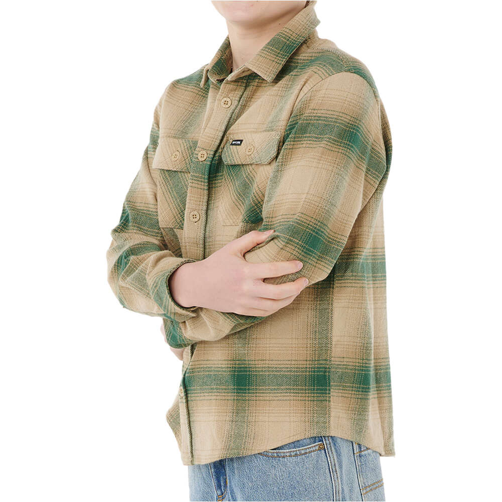 Rip Curl camiseta manga larga niño COUNT FLANNEL SHIRT -BOY vista detalle