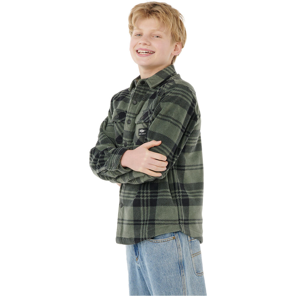 Rip Curl camiseta manga larga niño FUN TIMES POLAR FLEECE SHIRT-B vista detalle