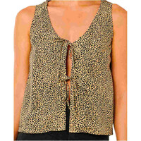 Rip Curl camiseta tirantes mujer ANIMAL INSTINCTS TIE FRONT TOP vista detalle