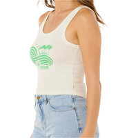 Rip Curl camiseta tirantes mujer OCEAN BREAK RIB TANK vista detalle