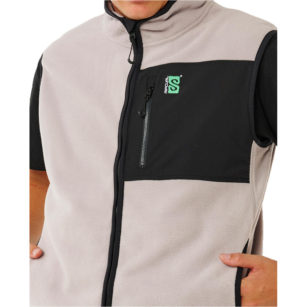 Rip Curl chalecos hombre SEARCH POLAR FLEECE VEST vista detalle