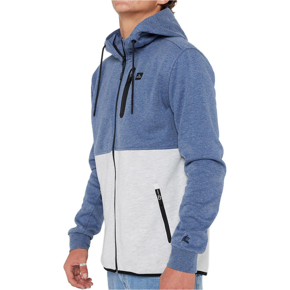 Rip Curl chaquetas hombre ANTI SERIES DEPARTED ZIP THR vista detalle