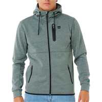 Rip Curl chaquetas hombre ANTI SERIES DEPARTED ZIP THRU vista frontal