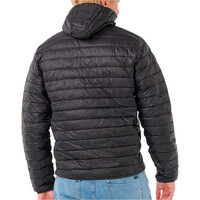 Rip Curl chaquetas hombre ANTI SERIES SEARCH PUFFER HOOD vista trasera