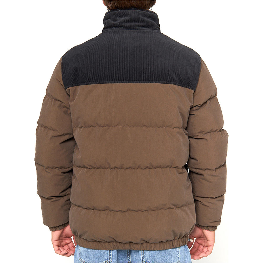 Rip Curl chaquetas hombre FADE OUT CORD PUFFER JACKET vista trasera