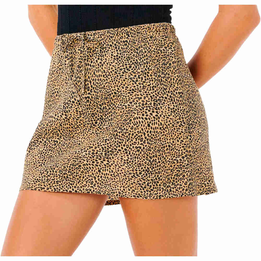Rip Curl faldas mujer ANIMAL INSTINCTS LINEN SKIRT vista detalle