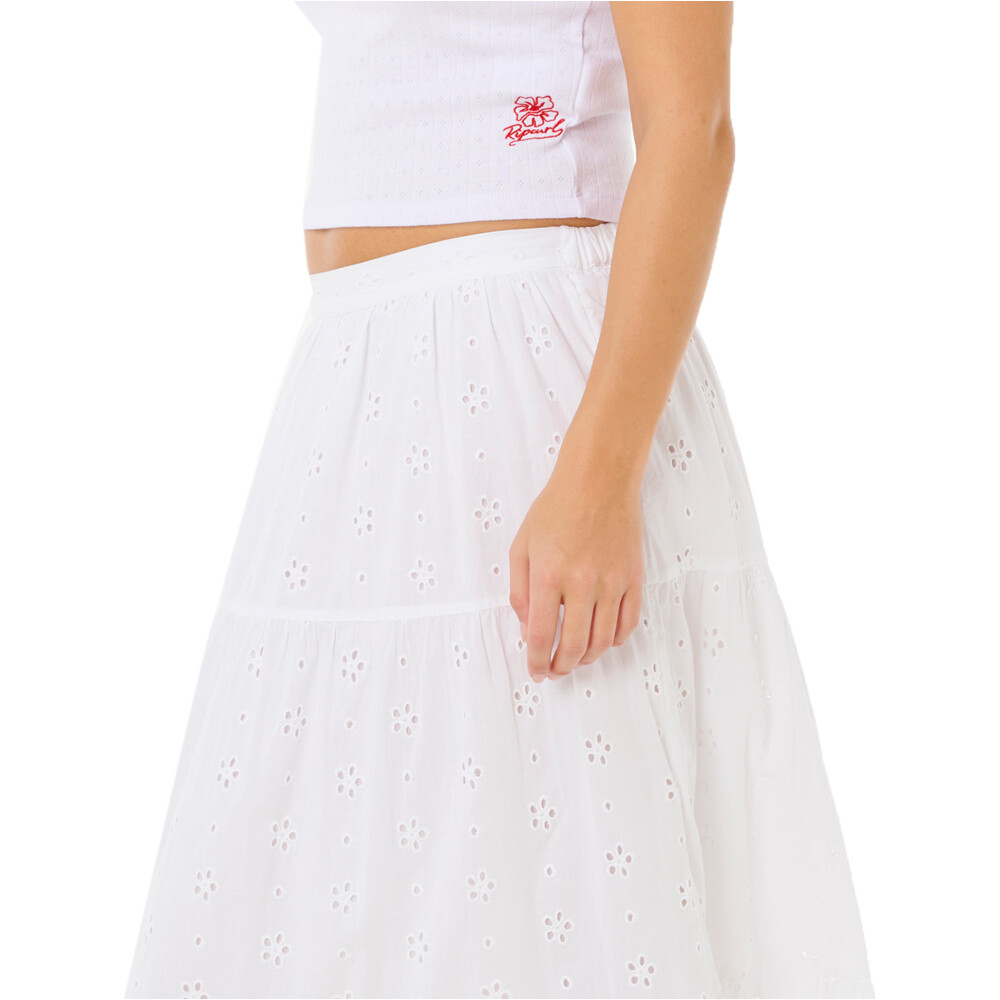 Rip Curl faldas mujer OASIS BRODERIE MAXI SKIRT vista detalle
