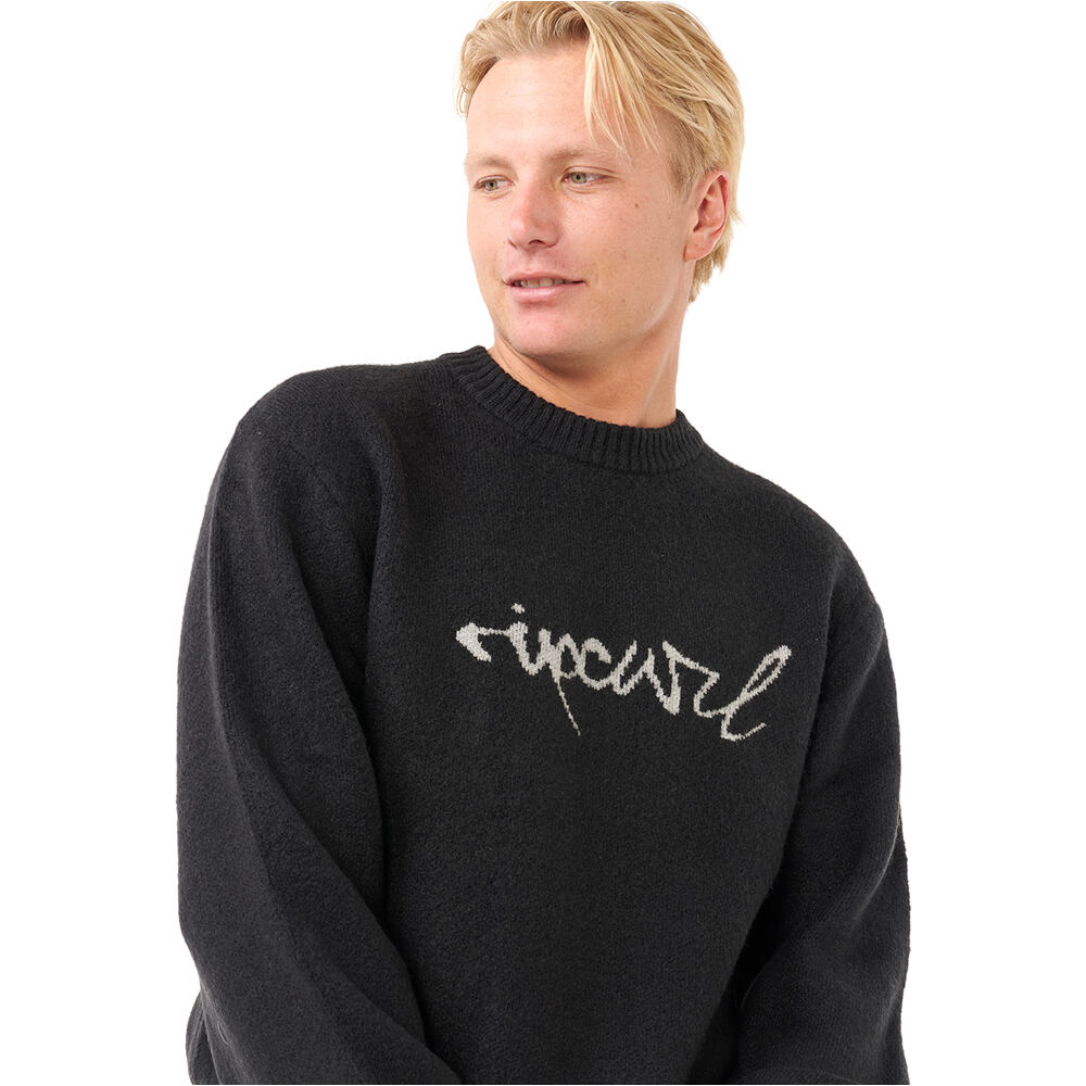 Rip Curl jersey hombre MEDINA SCRIPT CREW vista detalle