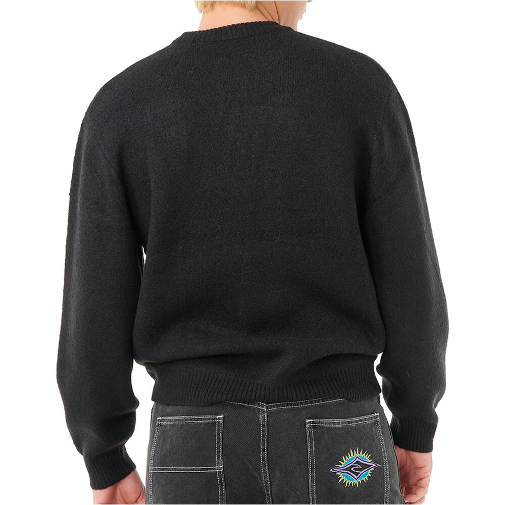 Rip Curl jersey hombre MEDINA SCRIPT CREW vista trasera