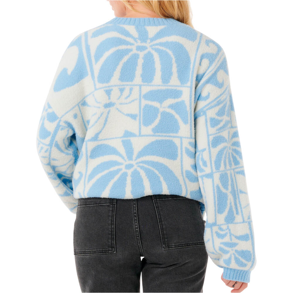 Rip Curl jersey mujer AOTS-TY WILLIAMSJACQUARD CREW vista trasera