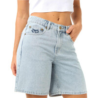 Rip Curl pantalón corto deporte mujer AGGIE RELAXED DENIM SHORT vista detalle