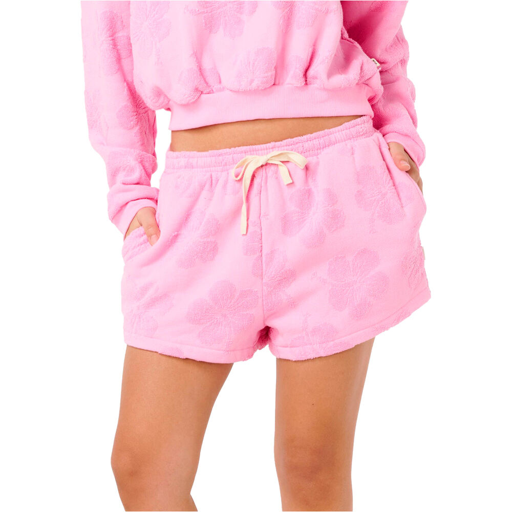 Rip Curl pantalón corto deporte mujer PARADISE TERRY BEACH SHORT vista frontal
