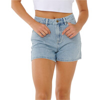 Rip Curl pantalón corto deporte mujer TABBY DENIM SHORT vista frontal