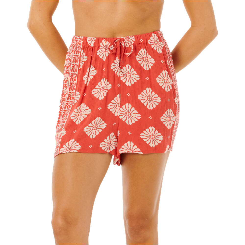 Rip Curl pantalón corto deporte mujer VENTURA SHORT vista frontal