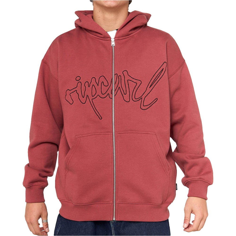 Rip Curl pantalón hombre MEDINA SCRIPT Z/T HOOD vista frontal