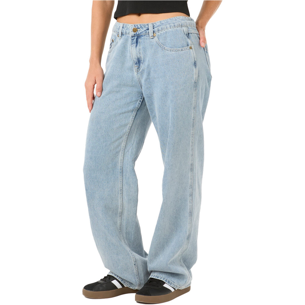 Rip Curl pantalón mujer AGGIE RELAXED JEANS vista detalle