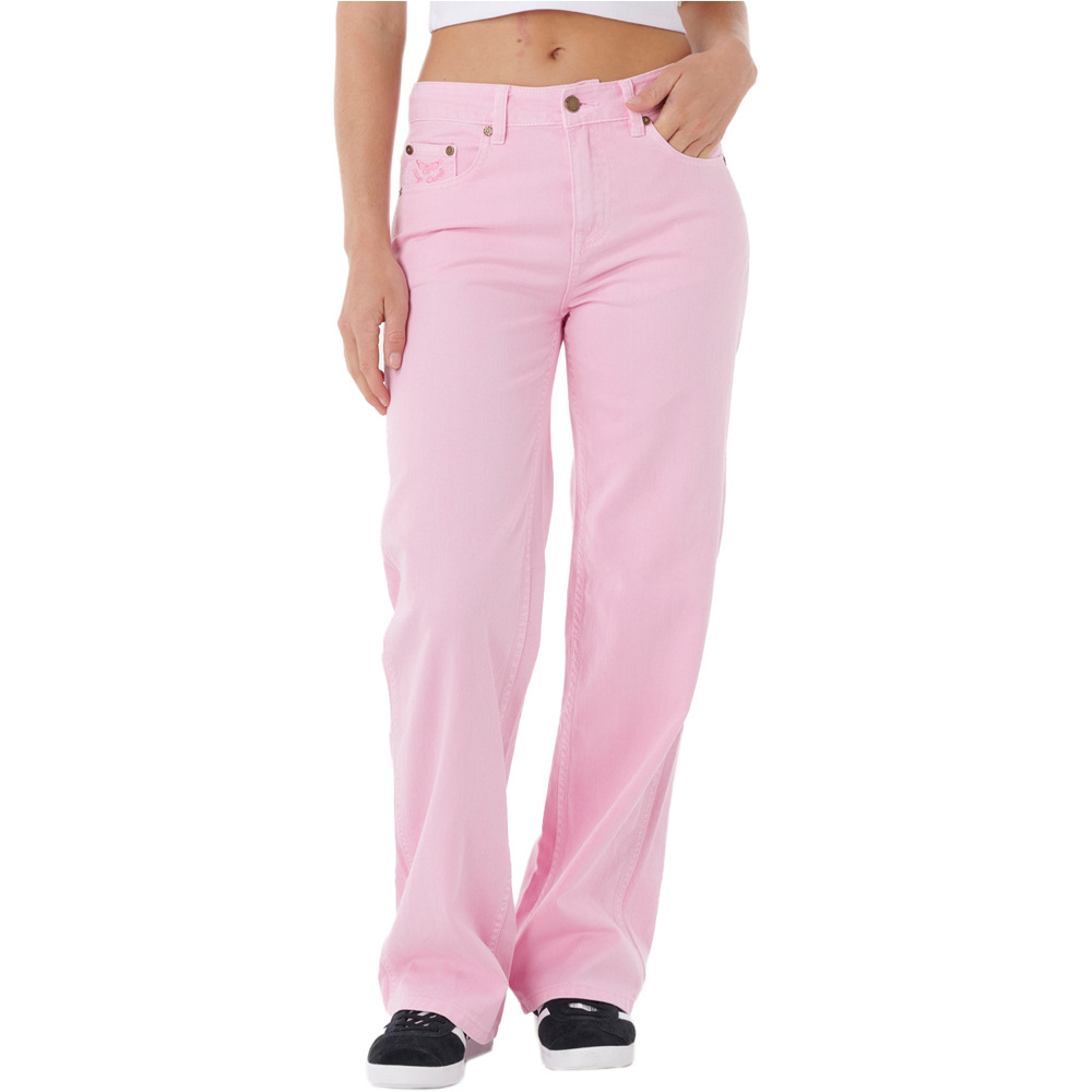 Rip Curl pantalón mujer AGGIE RELAXED JEANS vista frontal