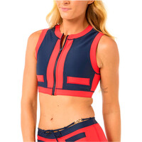 Rip Curl parte de arriba bikini COCO SHORT SLEEVE VEST vista detalle