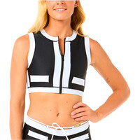 Rip Curl parte de arriba bikini COCO SHORT SLEEVE VEST vista frontal