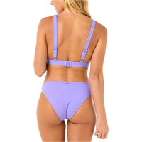 Rip Curl parte de arriba bikini CUSTOM RIB HALTER vista trasera