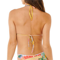 Rip Curl parte de arriba bikini HOTEL MALIBU SLIDING TRI vista trasera