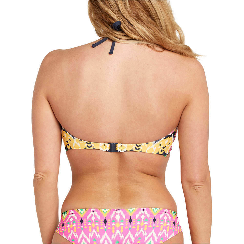 Rip Curl parte de arriba bikini IKAT GEO BANDEAU vista trasera