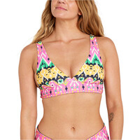 Rip Curl parte de arriba bikini IKAT GEO HALTER REVO vista frontal